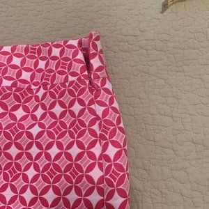 Abstract print skirt